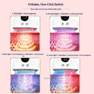 Máy chăm sóc da mặt EMS chuyên nghiệp với 9 chế độ để chăm sóc da chuyên nghiệp tại nhà - Product Image 4