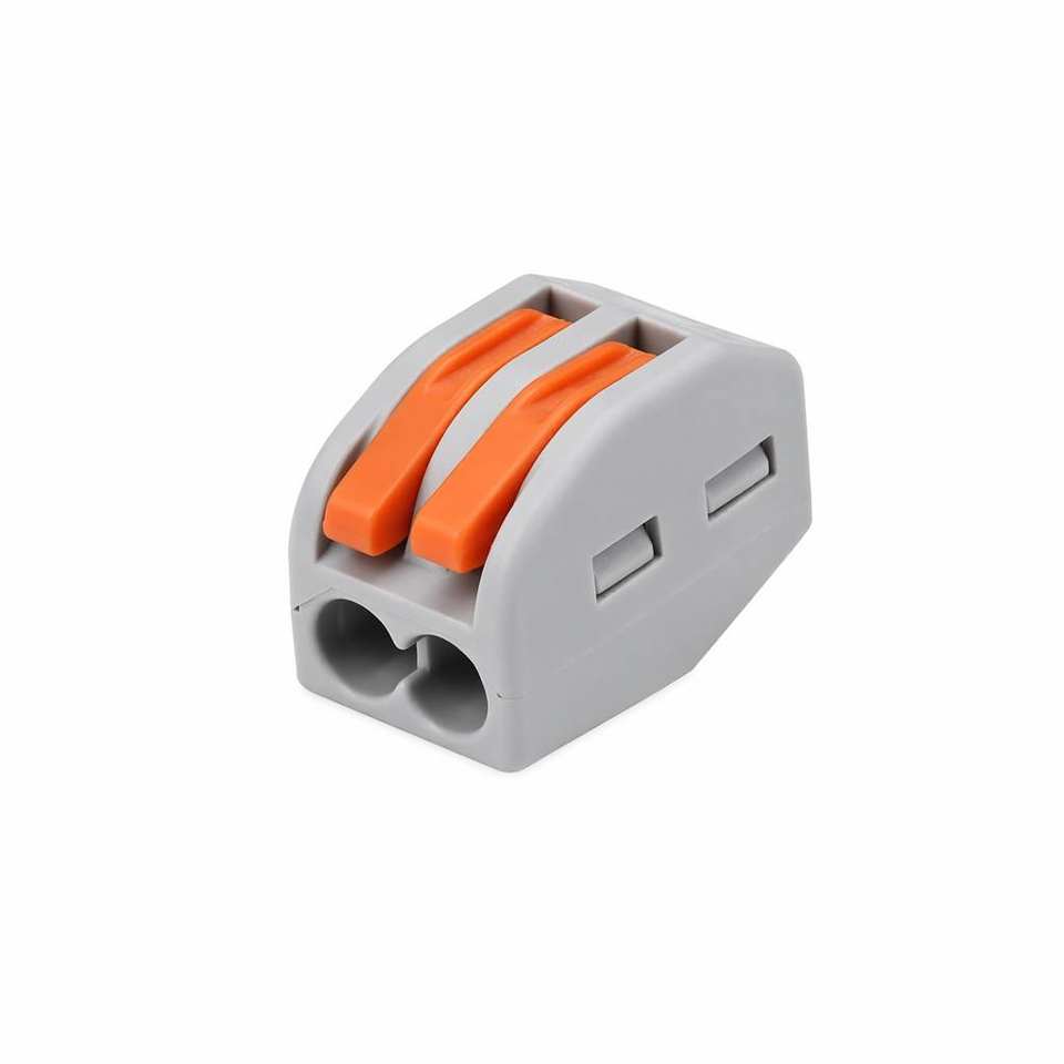 Quick Wire Connector 2 Pin Push-in Terminal Block Compact PCT-212 Fast ...