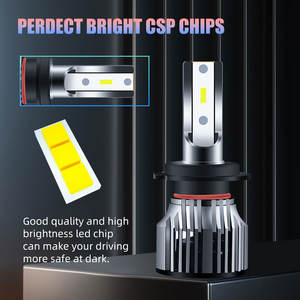 Popnow V7 <span class=keywords><strong>prix</strong></span> d'usine phare Led voiture 9005 9006 ampoule Led Plug and Play H11 H4 H7 phares Led - Product Image 4