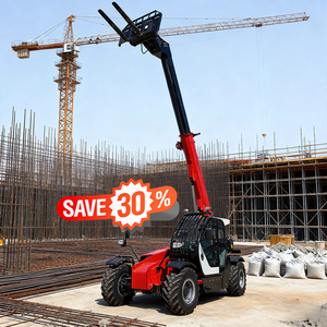 رافعة تلسكوبية صناعية جديدة للتضاريس الوعرة، رافعة شوكية بمحرك ديزل ودفع رباعي للاستخدامات الإنشائية والتجارية الفعالة - Product Image 2