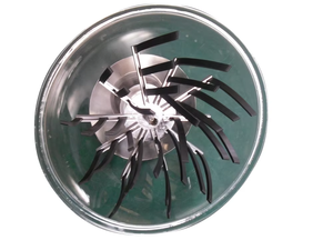 Quick-Cut Trimming Bowl: Clear Dome &amp; Sharp Stainless Steel Blades for Fast, Easy <strong>Bud</strong> Harvesting at Home Carbon Steel - Product Image 5