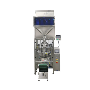 เครื่องบรรจุภัณฑ์เม็ดแบบอัตโนมัติเต็มรูปแบบ 4 หัวชั่งน้ำหนัก พร้อมฟังก์ชั่นบรรจุและห่อหุ้มสำหรับอาหาร (ถั่ว ผลไม้อบแห้ง) แบบฟิล์ม - Product Image 1