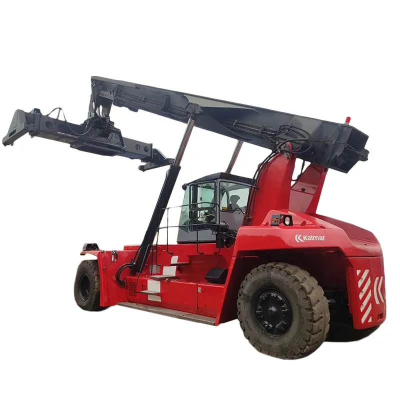 Kalmar toplift 45 ตันพาเลทล้อกว้างคอนเทนเนอร์ขนถ่ายคอนเทนเนอร์ทางลาดโหลดรถพ่วงคอนเทนเนอร์แบบพื้นเรียบ