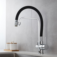 YL1094 nouveau robinet de cuisine en laiton à double usage, Purification de l'eau à 3 voies, eau potable