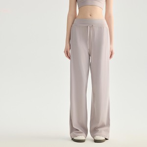 Pantalones Deportivos Holgados de Pierna Ancha con Cordón Ajustable YIYI para Mujer, Pantalones de Yoga de Cintura Alta <span class=keywords><strong>y</strong></span> Pierna Recta, Pantalones Casuales de Verano para Dama - Product Image 5