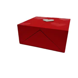 Boîtes magnétiques parfumées de luxe Caja De Velas Logo personnalisé Bague Bijoux Parfum Affichage Emballage Cadeau Boîte en papier avec roses