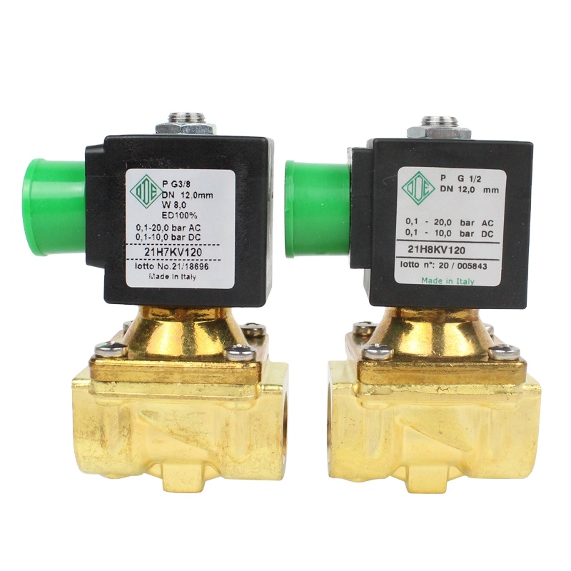 Оптовая продажа Ода 21H7KV120 21H8KV120 21H9KV180 3/8 дюймовый электромагнитный клапан 2/2 способ N.C. С управлением пилотом для воды