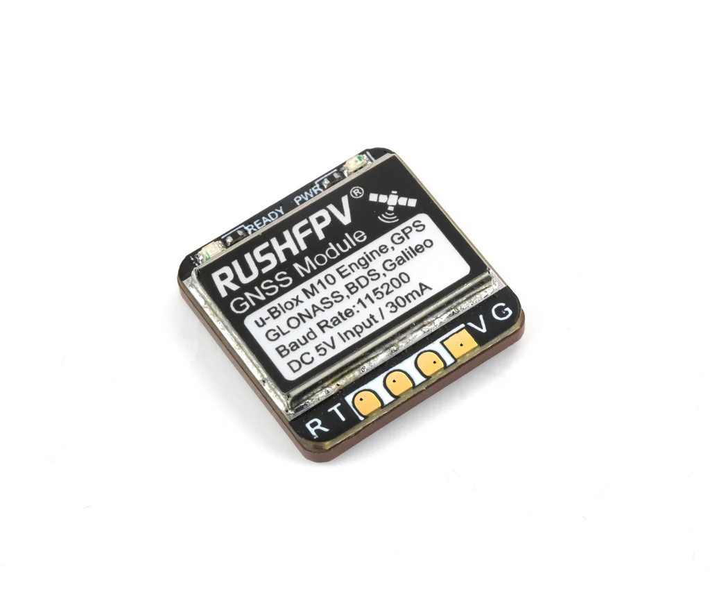 RUSHFPV GNSS MINI M10 UBX NMEA двойной протокол GPS модуль Встроенная керамическая антенна для радиоуправляемого самолета FPV большой дальности