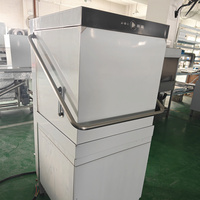 Lave-vaisselle industriel électrique à capot en acier inoxydable, pour restaurant, hôtel, restauration