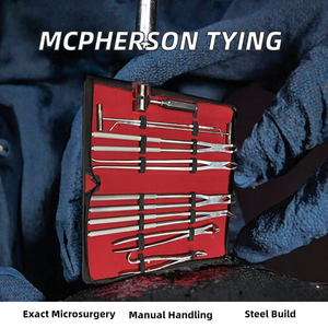 Pinzas de Sujeción Tipo McPherson con Plataforma de 7mm, Pinzas de Microcirugía Oftálmica, Instrumento Quirúrgico Manual - Product Image 2