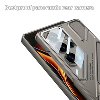 Étui de téléphone en cuir fin style Mecha pour Samsung Galaxy S23 S24 S25 S26 Ultra avec protection d'objectif et support intégré