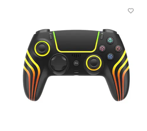 RGB LED Dual Shock 4 Wireless Game Controller PS 4 Controller, Neues Tooling Gamepad für PS4/PS3/Switch/Android/IOS/PC