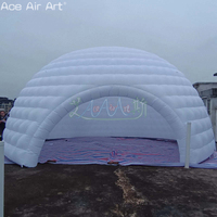Dôme gonflable de fête igloo de tente personnalisé pour les grands événements en plein air ou les réunions de famille personnalisable pour un divertissement optimal