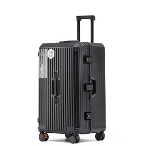 <span class=keywords><strong>Valigia</strong></span> <span class=keywords><strong>da</strong></span> Viaggio <span class=keywords><strong>Grande</strong></span> all'Ingrosso, <span class=keywords><strong>Grande</strong></span> Capacità, Dimensioni <span class=keywords><strong>da</strong></span> <span class=keywords><strong>Stiva</strong></span> 24 26 28 Pollici, Rosa, Telaio in Alluminio, Guscio Rigido - Product Image 4