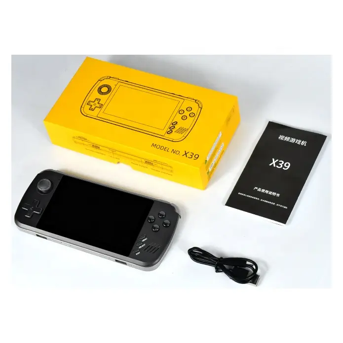 Fabrik preis Powkiddy X39 Handheld-Spiele konsole Top 10 Simulatoren unterstützen TF-Karte mit bis zu 64GB Erweiterung Video Gaming Consola