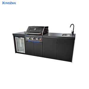 <strong>Best</strong> Deals Quality Modern Chrome Plated Stainless Steel 304 <strong>Propane</strong> Gas 8-Burner <strong>BBQ</strong> Outdoor <strong>Grill</strong> with Deep Fryer Flame Safety - Product Image 5