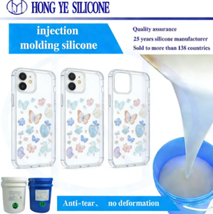 Étui de protection <span class=keywords><strong>transparent</strong></span> pour téléphone en <span class=keywords><strong>silicone</strong></span> liquide MJ-2130, étanche et anti-chute - Product Image 4