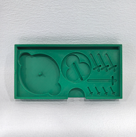 Outils et pièces de montre-bracelet petites boîtes de rangement en plastique avec plateaux de placement de pièces cadrans d'aiguilles de montre pour l'organisation