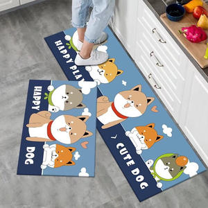 Alfombra de Cocina con Dibujos Animados de Animales, Alfombra de Entrada Antideslizante, Alfombra de Baño Absorbente para Dormitorio, Alfombra Simple y Moderna para el Hogar - Product Image 4