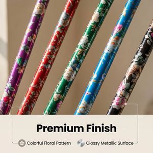 Telescopic Walking Stick Aluminum Alloy Rubber Tip Collapsible Lightweight Portable Outdoor Hiking <b>Cane</b> Blue - Product Image 5