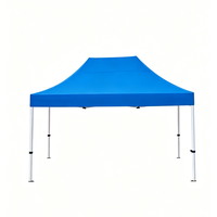 Tente pliante pop-up double face personnalisée, 10x13, imperméable et robuste, pour exposition, marché de rue, vendeur de nourriture