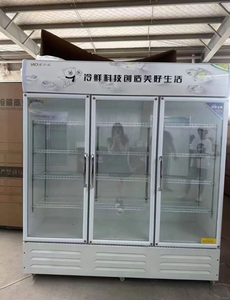 Commercial Double <strong>Glass</strong> Door Cooler Vertical Upright Refrigerator Coke Drink Beverage Display Fridge Showcase for <strong>Cocacola</strong> - Product Image 4