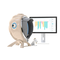 Analyseur de peau AI avec couleur et logo personnalisés, scanner facial 3D pour usage en salon, machine de test cutané de haute technologie pour salon de beauté