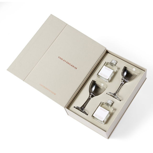 Custom Logo Luxury Wine Brandy Glass Jar & Bottle Paper Pack Box Brandy Tequila Vodka Bottle Packaging Gift Box