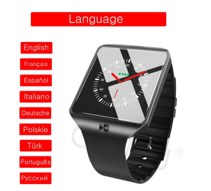 DZ09-<span class=keywords><strong>reloj</strong></span> inteligente para hombre y <span class=keywords><strong>mujer</strong></span>, accesorio de pulsera con Bluetooth, Control táctil, tarjeta SIM, tarjeta TF, cámara, 2G/3G/4G, GPS, para iphone - Product Image 5
