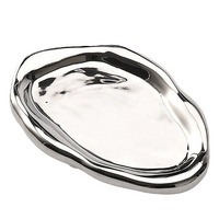Plateau à bijoux en céramique or/argent potelé mignon nuage décor bibelot plat montre clés plateau nuage forme céramique plaque cadeau