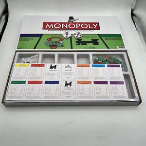 Fournisseur de jeux de société jeton miniature en plastique jeux de société monopoli personnalisés pour le plaisir - Product Image 4