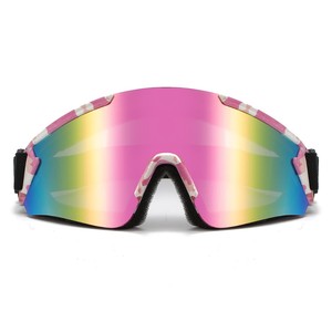 Ski Goggles Anti Fog Single Layer PVC <b>Large</b> <b>Frame</b> Windproof Sandproof Outdoor Mountaineering Cycling Glasses Adult - Product Image 2