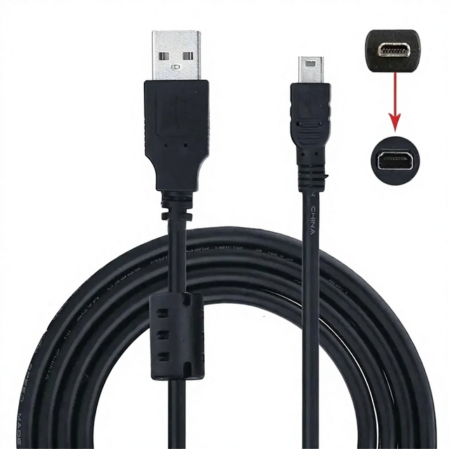 Camera USB Data Cable for D7200 D3200 D5500 D5100 D5200 D7100 P7100 Mini 8Pin Made in China