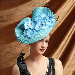 หมวก Kentucky fascinator วันฮาโลวีนหมวกฟางแบบมีกล่องสำหรับงานเลี้ยงค็อกเทลสำหรับผู้หญิง - Product Image 3