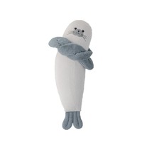 Oreiller de soutien corporel long avec vibration apaisante et compresse chaude, peluche douillette pour filles, idéal pour dormir sur le côté, confort réconfortant