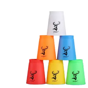 Sengso New Upgrade 12PCS Colorful Plastic Speed Cup Standard Stacking Cup Classic Family juguetes Game Educational toys