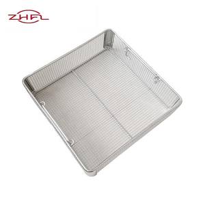 Custom 304/316 Stainless Steel Medical Instruments Sterilization <b>Basket</b> Tray Case Box Metal Wire Mesh <b>Basket</b> - Product Image 2