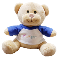 Dernière collection en gros d'ours en peluche de haute qualité 15cm/20cm/25cm avec T-shirt