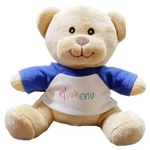 Latest wholesale high quality plush bear plush 15cm/20cm/25cm plush bear w/T-shirt