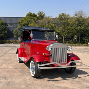 Stylish <b>Red</b> Vintage Classic Electric Retro Car Classic Retro Silhouette Comfortable & Eco-Friendly Custom Vehicle - Product Image 1