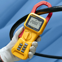 Multimètre à pince numérique 355, 2000A True RMS, mesure de tension et de courant CC 600V, fréquence 0-1kHz