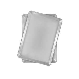 Teglia Rettangolare 60x40 per Panini, <span class=keywords><strong>Hamburger</strong></span> o Hot Dog, Attrezzatura da <span class=keywords><strong>Forno</strong></span> in Alluminio - Product Image 1