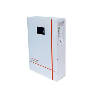 Powerwall قابلة لإعادة الشحن 5wh 10KWh نظام طاقة Lifepo4 ليثيوم 48V 100AH 200Ah بطارية ليبو