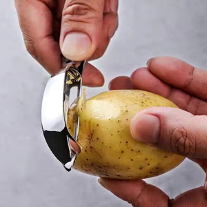 Éplucheur de légumes en alliage de zinc, poignée antidérapante, éplucheur de fruits et de pommes de terre, lame tranchante, gadget de cuisine pour pommes, carottes, concombres - Product Image 5