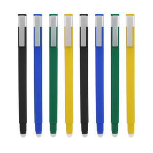 Cadeaux promotionnels personnalisés, stylos publicitaires en plastique à mécanisme rotatif, stylos à bille blancs vierges pour sublimation - Product Image 2