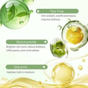 Crème hydratante pour le visage GREENLEM à l'acide hyaluronique et à la vitamine C - 50g, crème réparatrice apaisante avec traitement de l'acné et blanchiment, étiquette privée - Product Image 4