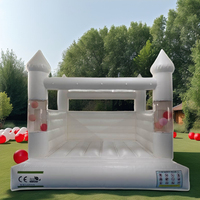 Maison de rebond blanche de haute qualité château sautant pour enfants videur gonflable château gonflable commercial maison de rebond pour les enfants