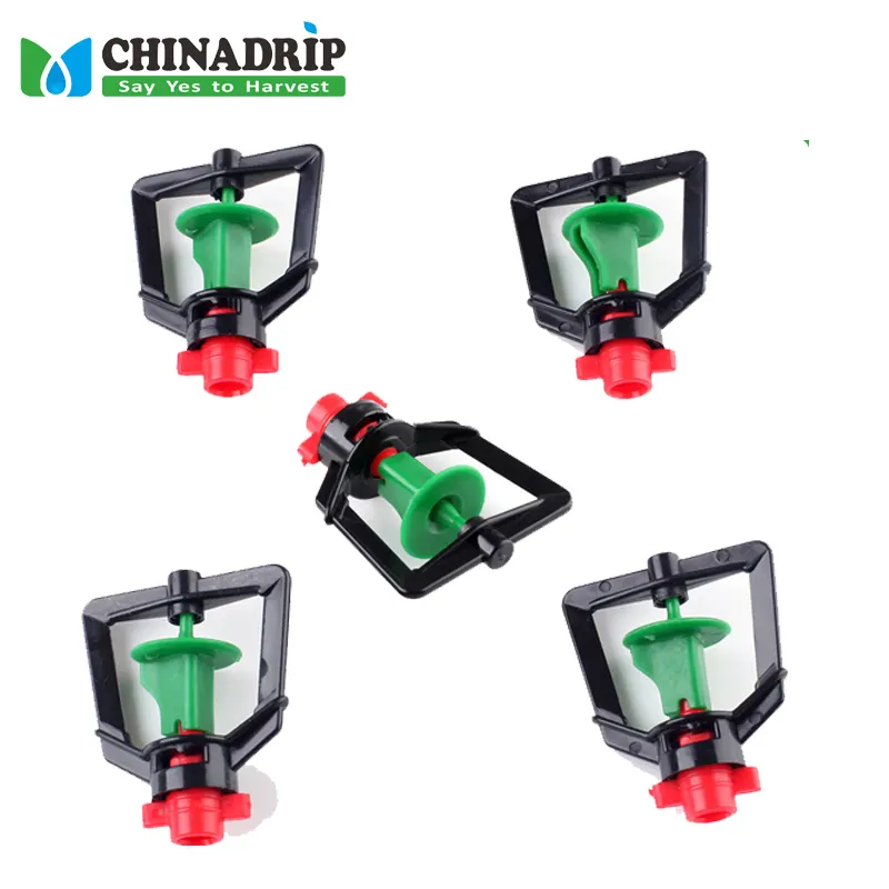 factory direct sales plastic water spray standing type micro sprinkler at outdoors