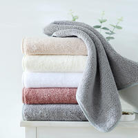 High Quality Solid Color All Cotton Towels Wholesale Long Staple Thickened and Enlarged Absorbent Bath Washcloths