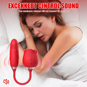 Yeni ürün 2 nesil gül serisi dil yalama emme teleskopik titreşim sopa kadın yumurta atlama - Product Image 6